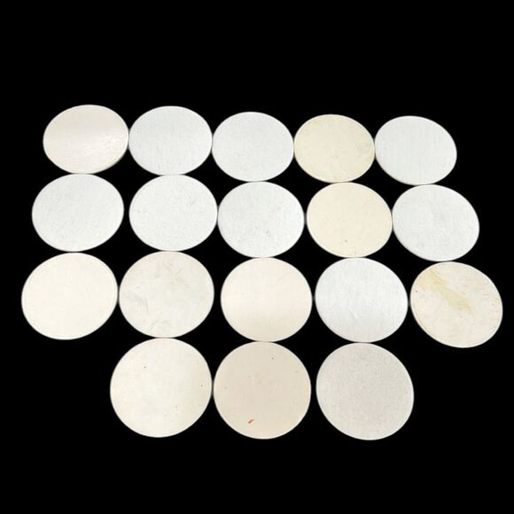 Vintage 90s POGS Lot of 18 Ying Yang Cardboard Milk Bottle Caps Game - Picture 7 of 7